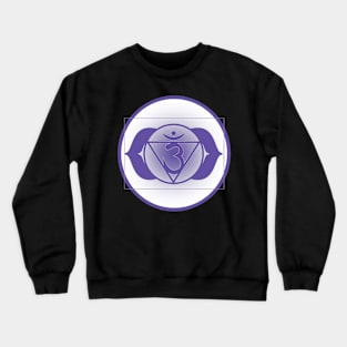 Open up your Third-Eye Chakra- Teal Crewneck Sweatshirt